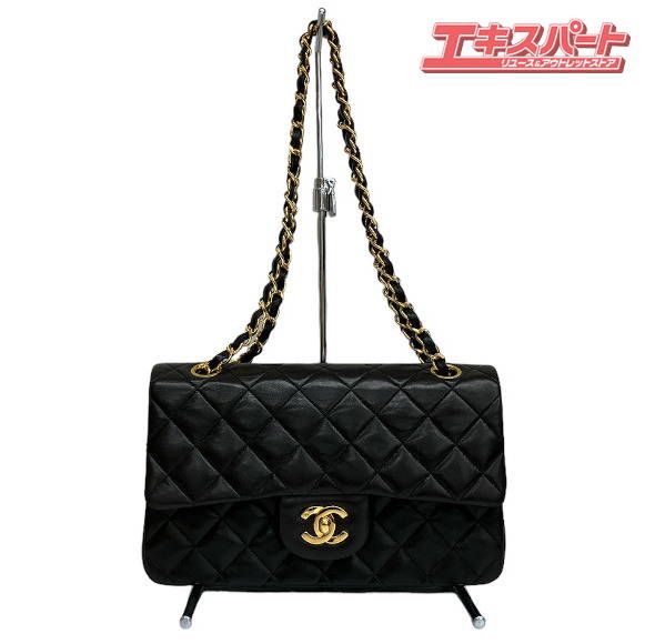 【中古美品】 CHANEL シャネル ミニ マトラッセ ダブルフラップ ショルダーバッグ ハンドバッグ ギャランティーカード・外箱付 ミスマ店