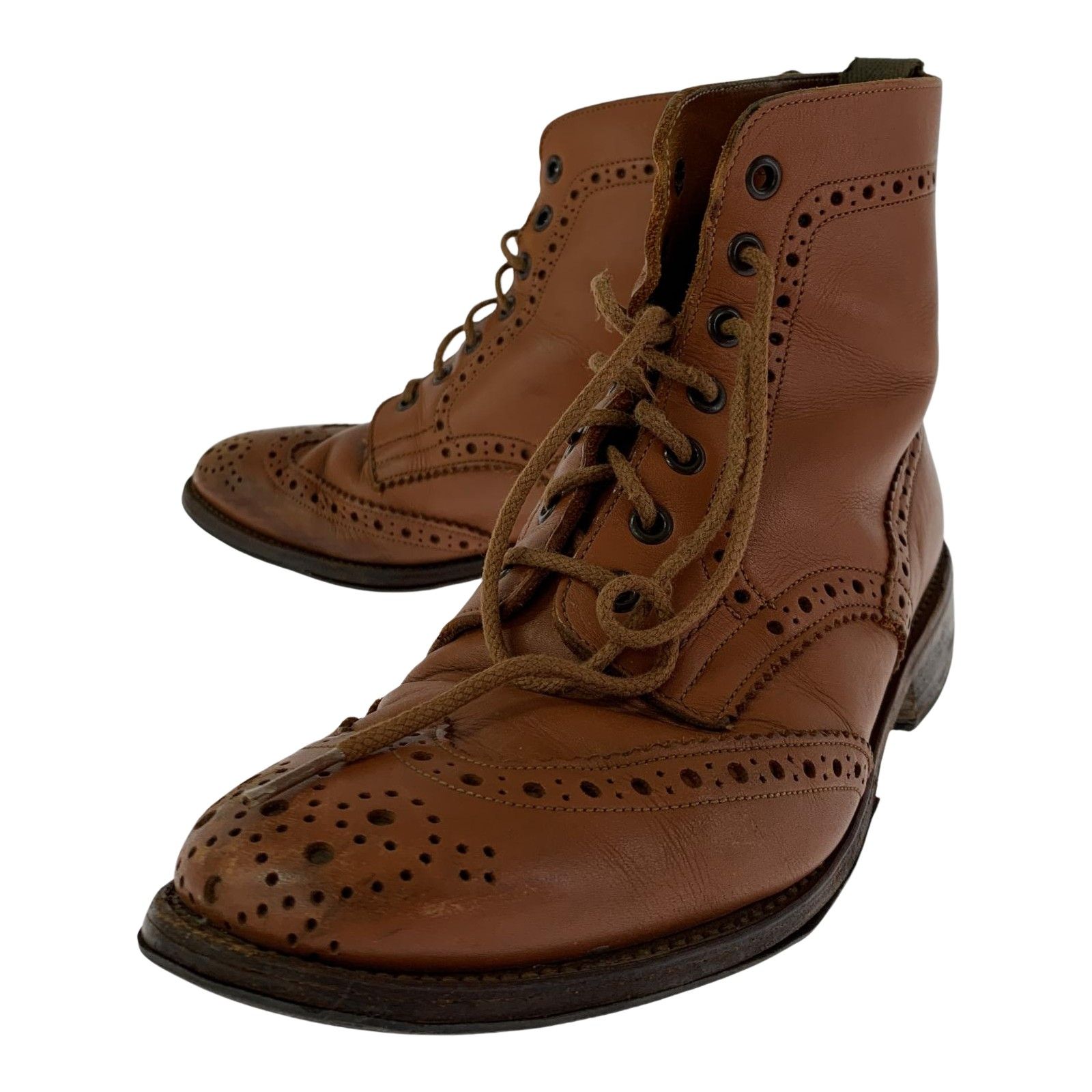 希少 archive トリッカーズ ブーツ ウィングチップ メダリオン 英国