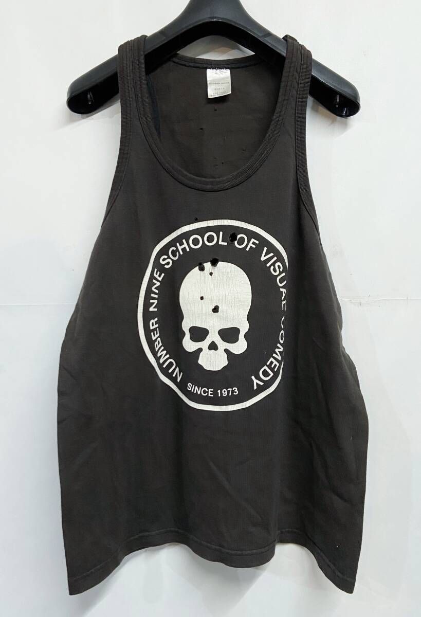 初期 NUMBER (N)INE｜ナンバーナイン タイム期 ひび割れ 弾丸痕 スカル