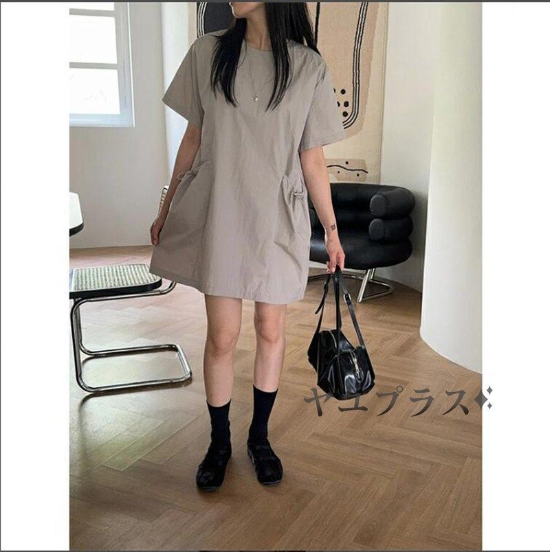 ワンピース レディース 膝丈 ワンピース チュニック ワンピース
