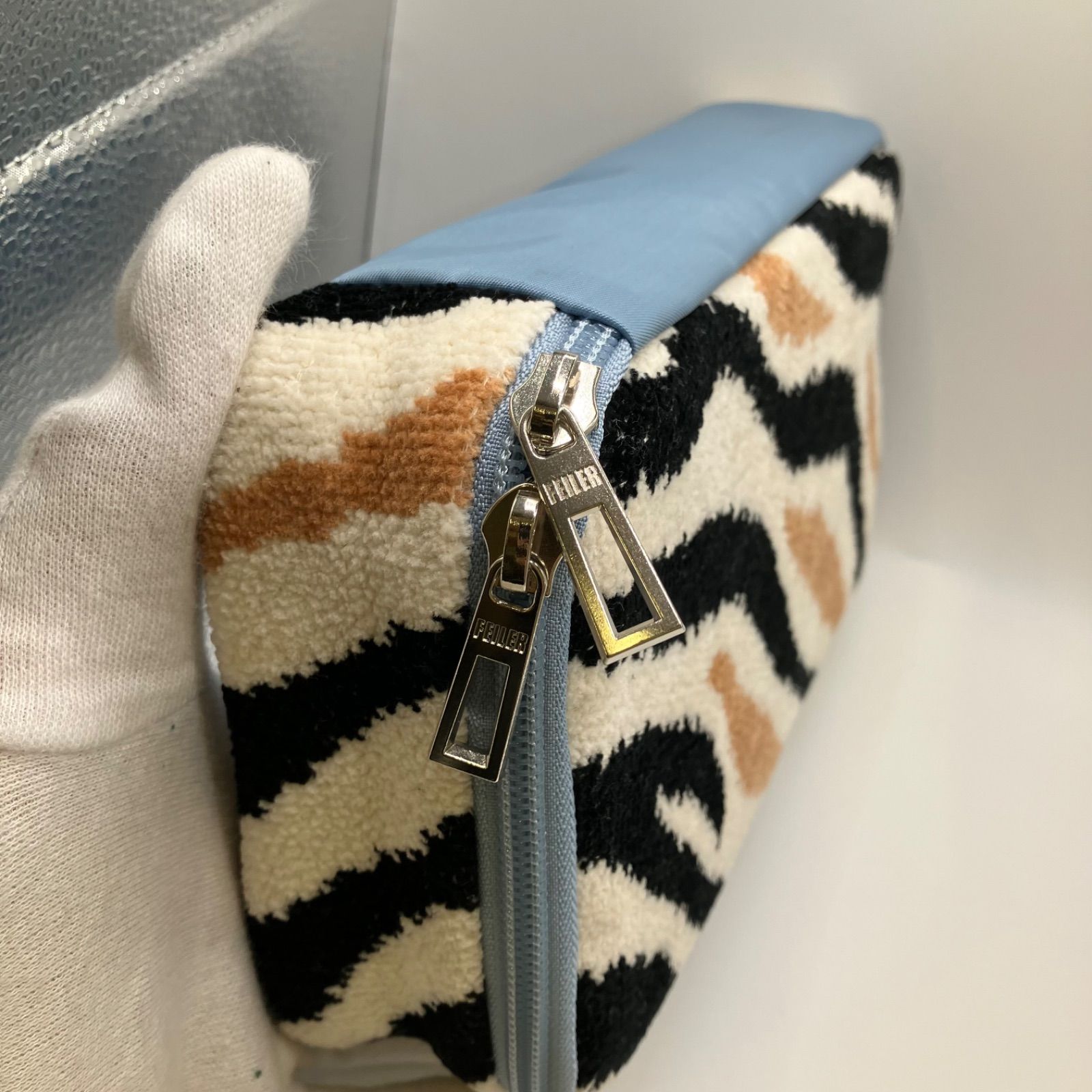 4889 良品 FEILER フェイラー ポーチ 小物入れ コスメケース トラベル