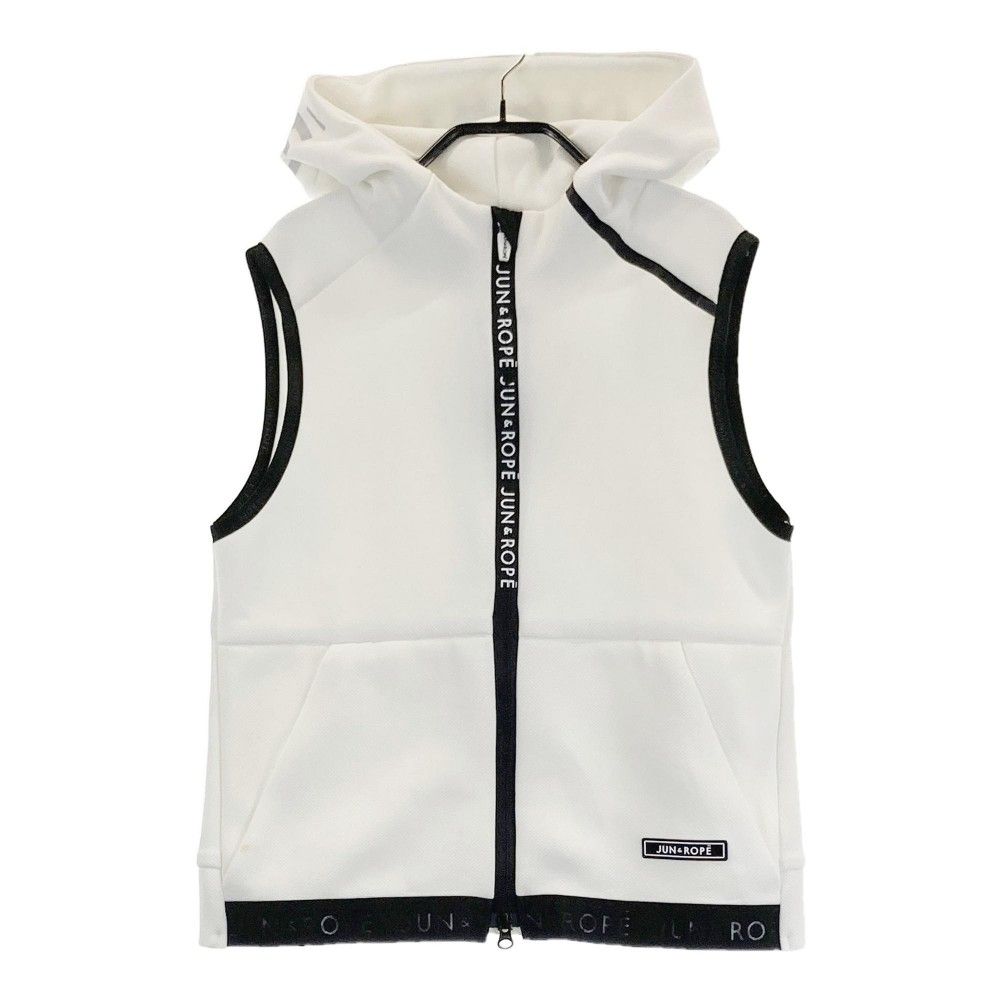 サイズ：M JUN&ROPE ジュン アンド ロペ ベスト ホワイト系