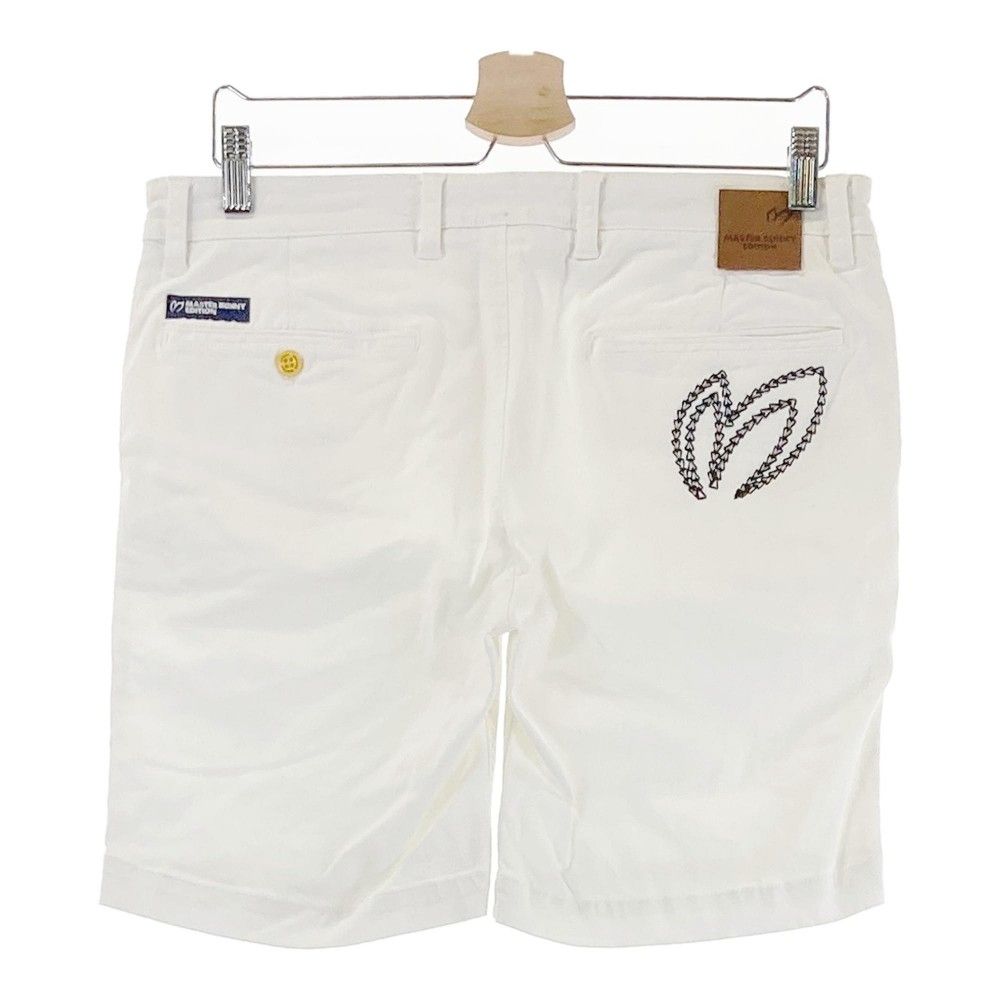 サイズ：4 MASTER BUNNY EDITION マスターバニーエディション  ハーフパンツ  ホワイト系 [240101424405] ゴルフウェア メンズ ストスト MASTER BUNNY EDITION 【PREMIUM SALE 30%OFF】マスターバニーby