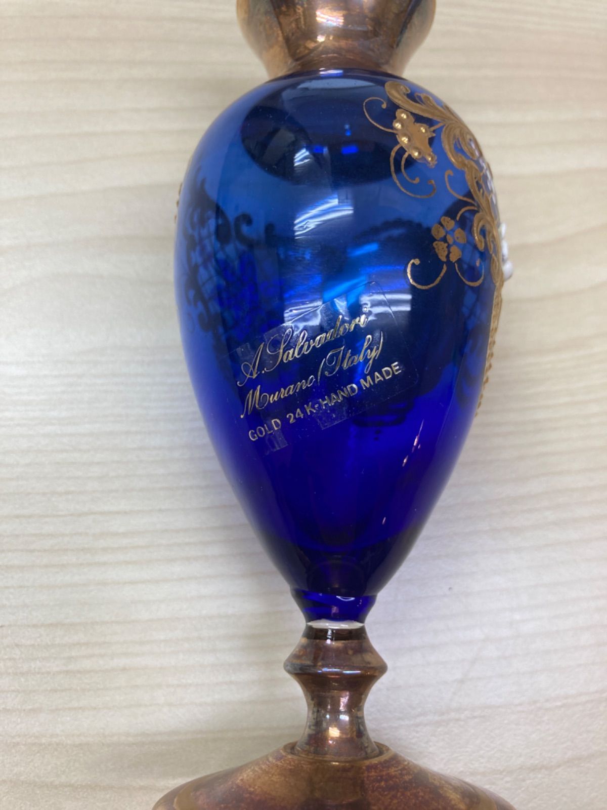 イタリア ムラーノガラス フラワーベース 51A57