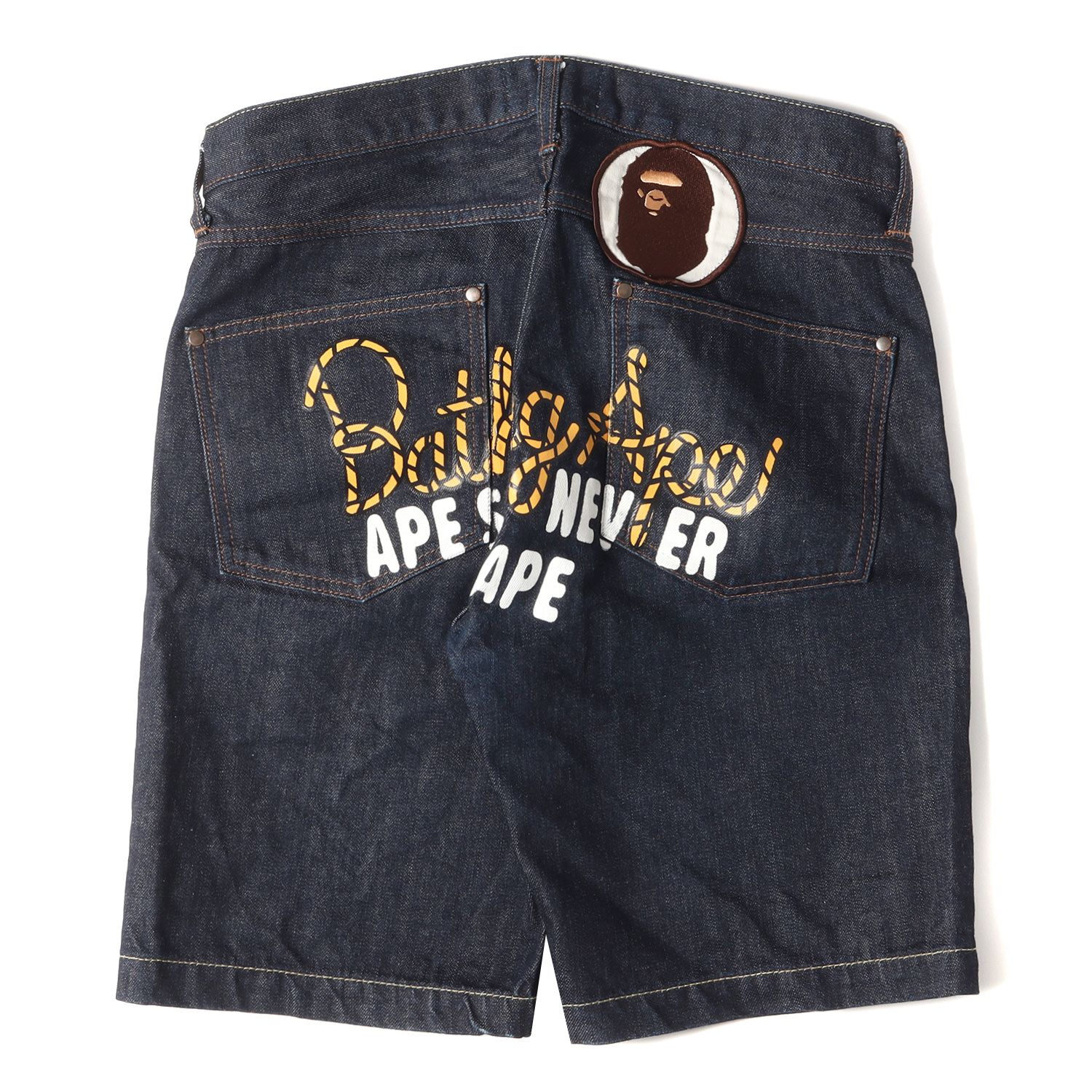 A BATHING APE ア ベイシング エイプ パンツ サイズ:S ロープロゴ  