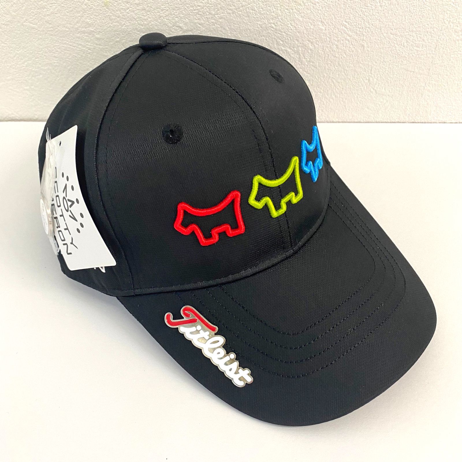 Scotty Cameron - SCOTTY CAMERON 刺繍ロゴ キャップ ブラック マーカー付き 新品 スコッティキャメロン マーカー付き キャップ ブラック 黒