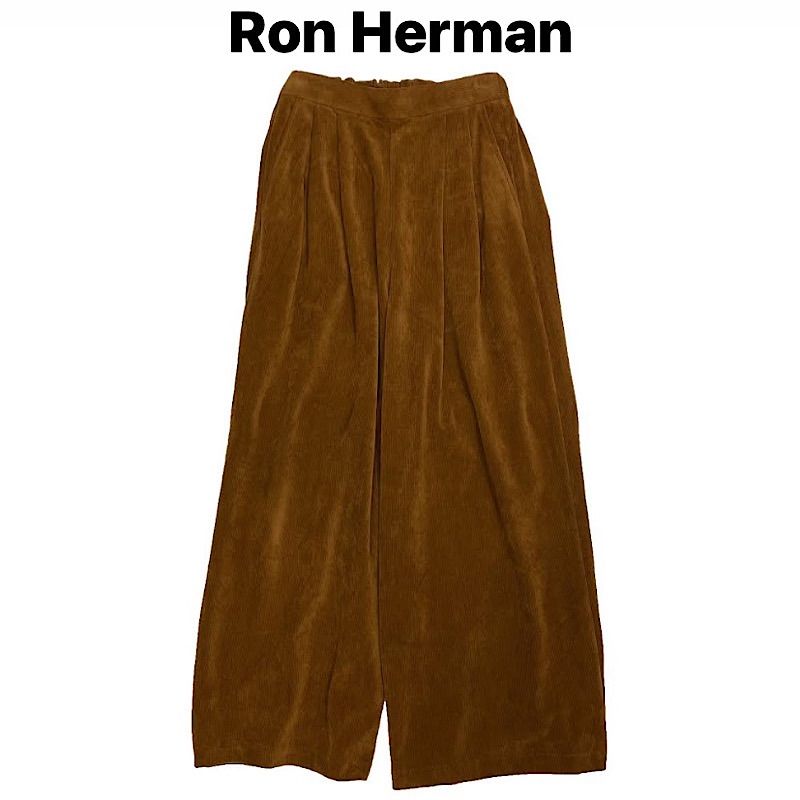 人気カラーの Ron ワイドスカートパンツ コーデュロイ ELIN Herman 