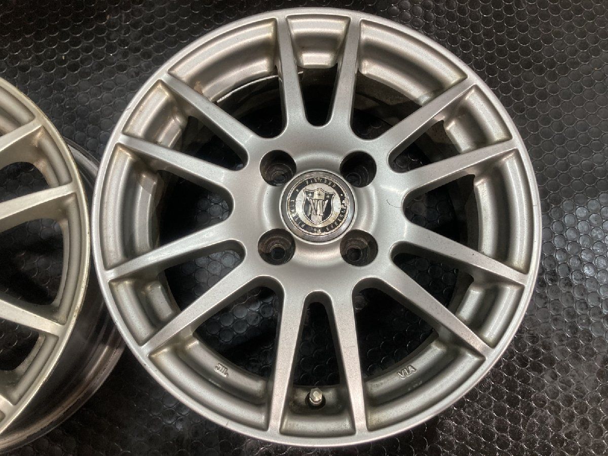 人気ブランドが大特価。 Weds NIRVANA ウェッズ ニルヴァーナ 14インチ 4本 5.5J4HPCD100 42 ルーミー トール タンク ヴィッツ アクア ブーン パッソ等 MHZ791MS 快適性