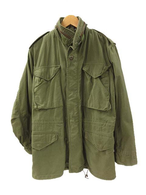 ヴィンテージ VINTAGE U.S.ARMY 80s M-65 フィールドジャケット 3rd ブラスジッパー ミリタリージャケット オリーブ XS-R