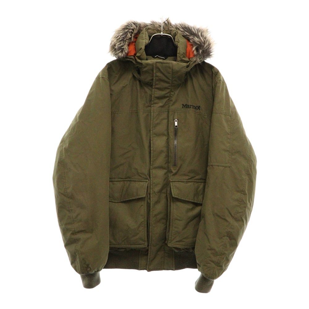 Marmot (マーモット) STONEHAVEN JACKET ストーンヘブン ファーフード ダウンジャケット G81680 カーキ