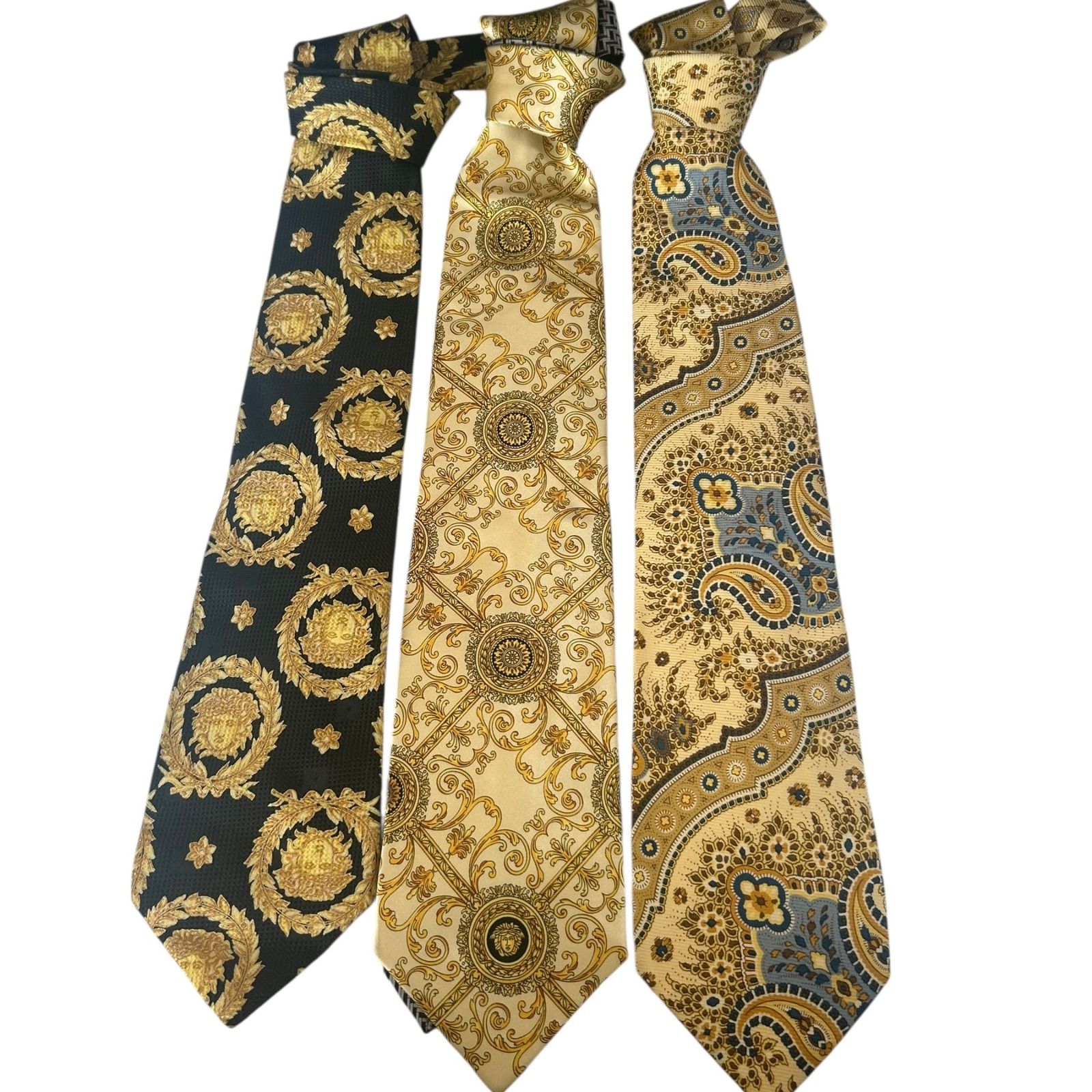 GIANNI VERSACE ジャンニ・ヴェルサーチ チェーンデザイン ネクタイ GIANNI VERSACE ジャンニヴェルサーチ ネクタイ メデューサ