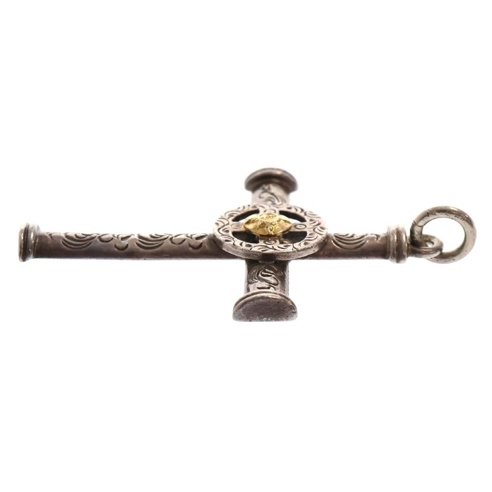 FIRST ARROW's (ファーストアローズ) P-122 K18 Wheel Cross Pendant