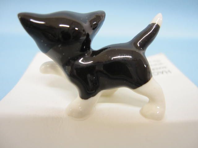 C235 Hagen Renaker ヘイゲンリネカー ミニチュア猫 白黒 置物