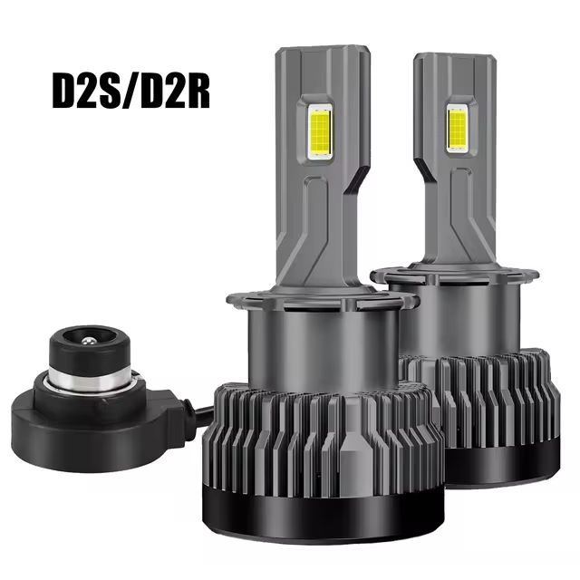 HIDからLEDへ！D2S/D2R（D2C）LEDバルブ 爆光70000LM D2S D2R D4S D4R HID LED 変換 ヘッドライト バルブ 爆光 ポン