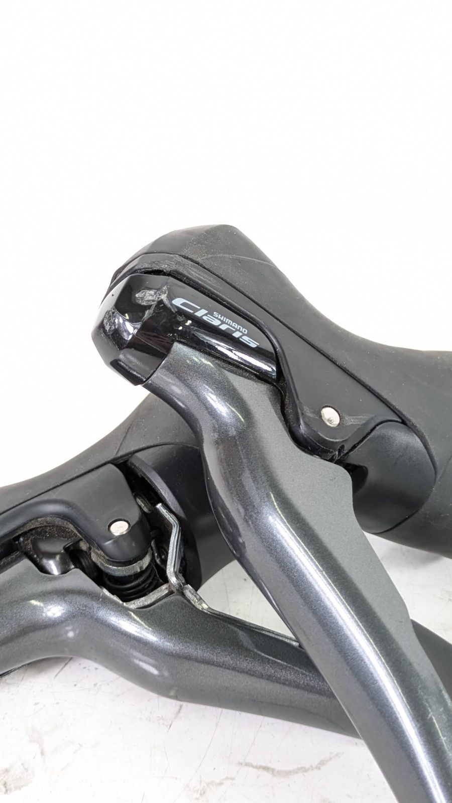 並品 Shimano シマノ Claris ST R2000 2x8s 非油圧 機械式 STIレバー ST250919C