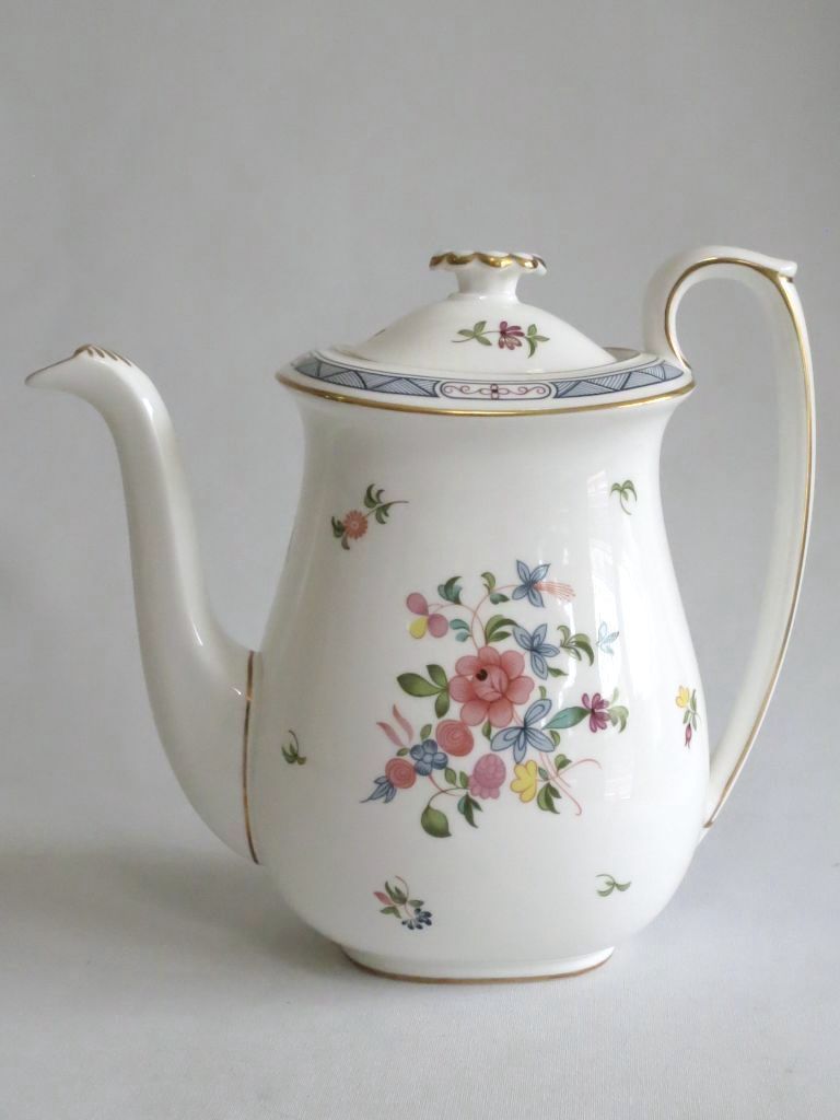 223369 WEDGWOOD ウェッジウッド MONTCALM モンカーム 黒壺スタンプ 特大 ティーポット コーヒーポット 英国製 マルチ