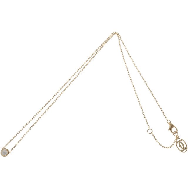 新品仕上げ済）カルティエ CARTIER ダムール ダイヤ ネックレス  