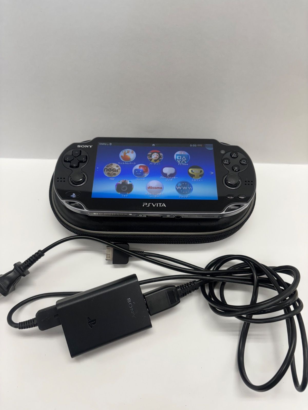 PS Vita 本体 ブラック 充電器付き 公式通販