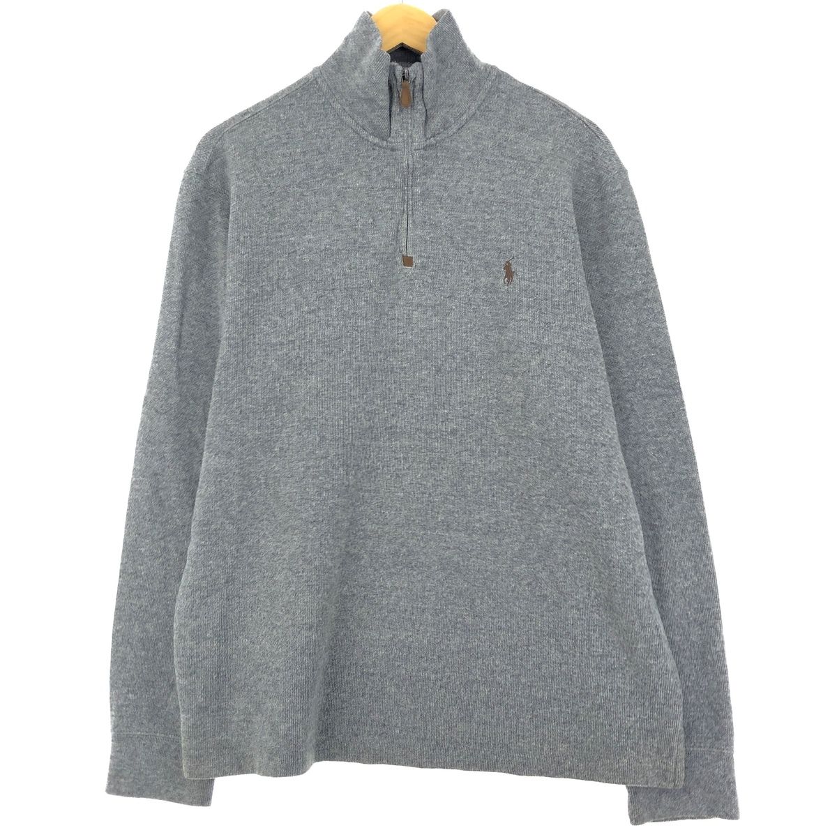古着 ラルフローレン Ralph Lauren POLO RALPH LAUREN ハーフジップスウェットシャツ トレーナー メンズL/eaa426440