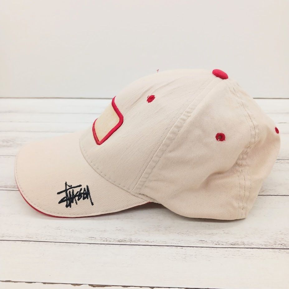 00s OLD STUSSY Stussy オールド ヴィンテージ ステューシー キャップ ローキャップ Fitted Low Cap FLEXFIT S-M