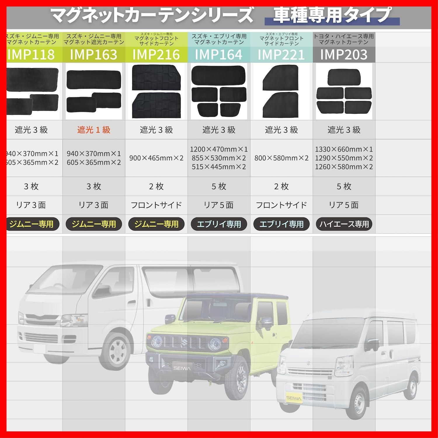 セイワ(SEIWA) 車種専用用品 スズキ エブリイ EVERY (DA17V JOIN