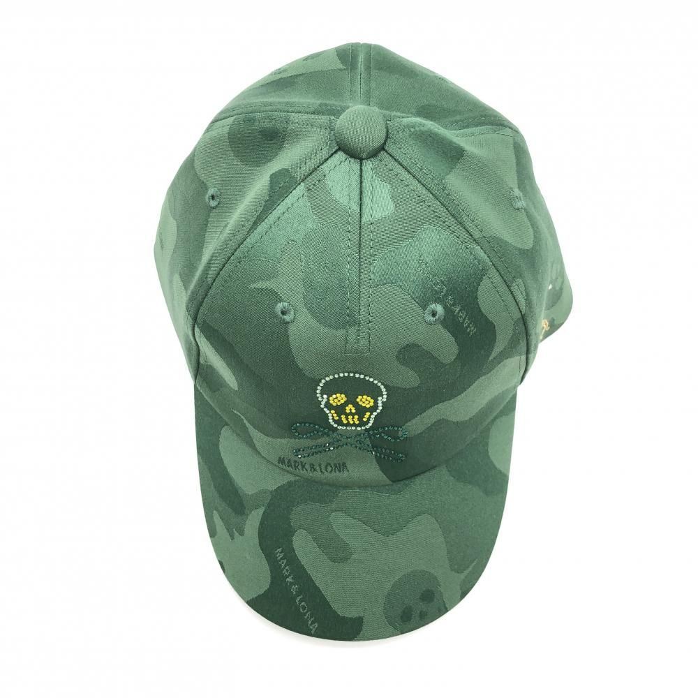 MARK & LONA 迷彩キャップ 新品】マークアンドロナ キャップ グリーン 迷彩織生地 カモフラ