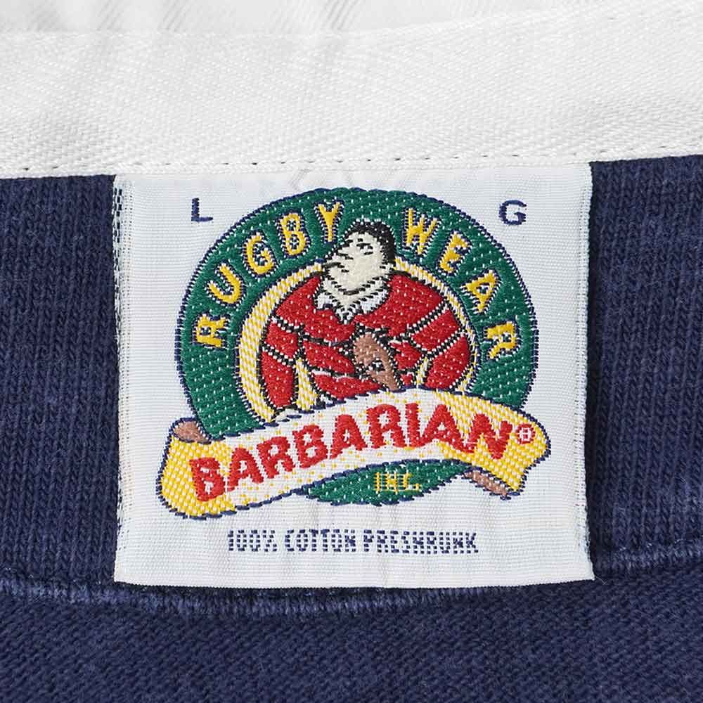 バーバリアン Barbarian 90s 90年代 ラガーシャツ 長袖 カレッジ
