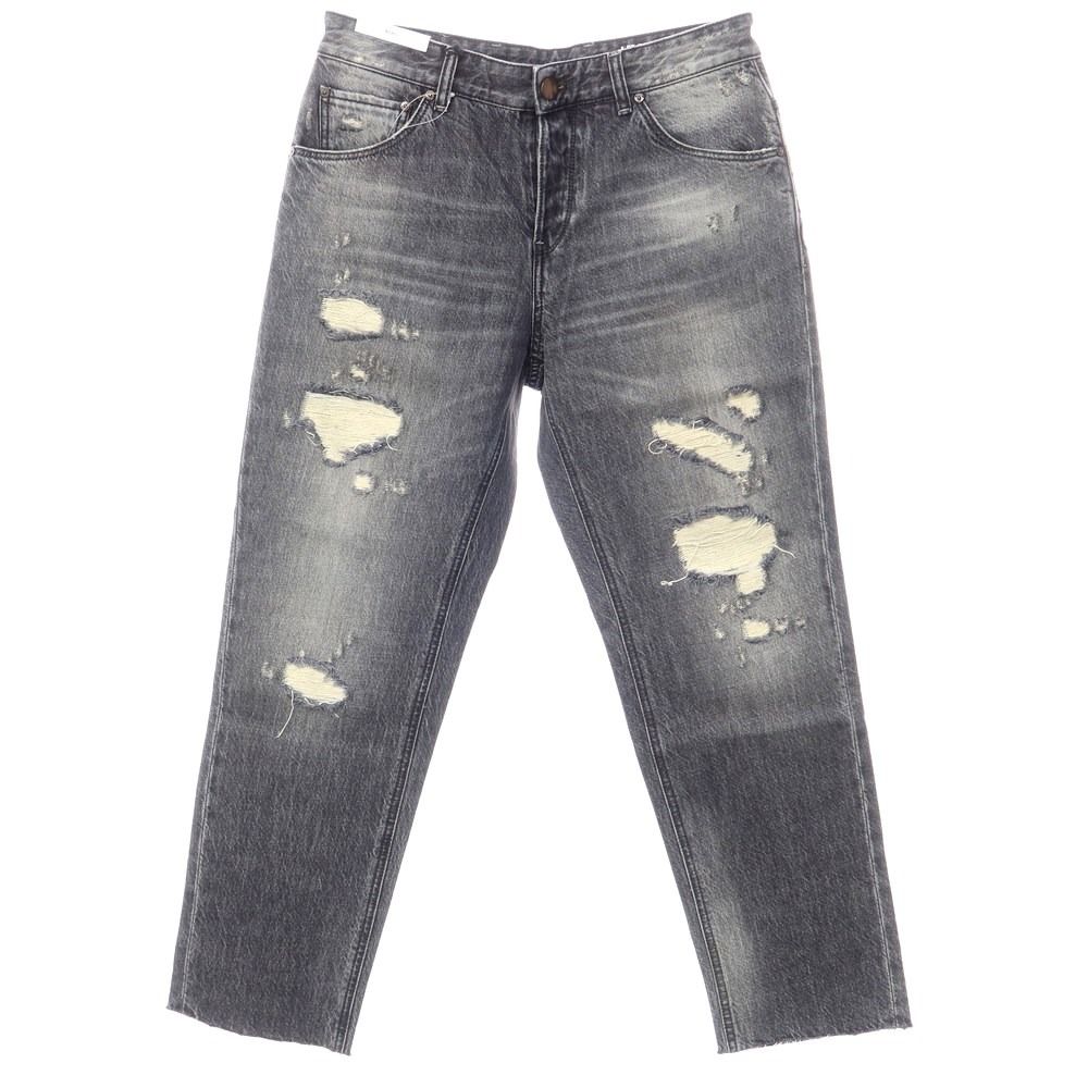 【新品】ピーティートリノ デニム PT TORINO DENIM THE REBEL クラッシュ加工 デニムパンツ ジーンズ ウォッシュブラック【サイズ32】【メンズ】