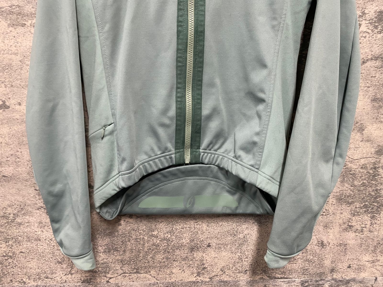 Isadore サイクルジャケット 緑と紺 Isadore サイクルジャージ 長袖