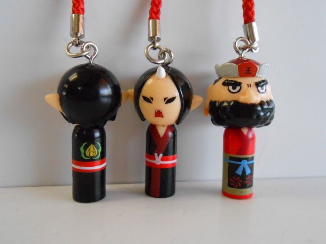 ♯Jst24BT鬼灯の冷徹地獄のこけし根付全5種 CHRISTIANNAURATH_COM_BR