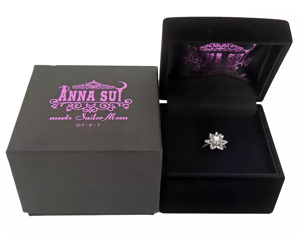 セーラームーン - セーラームーン×アナスイコラボ　幻の銀水晶リング　予約限定品 中古】銀製品・指輪・アクセサリー(キャラクター) 幻の銀水晶