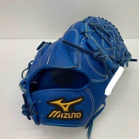 MIZUNO - 中古品 ミズノ MIZUNO ミズノプロ 硬式 投手用オーダーグローブ 刺繍入り 4179 MIZUNO (ミズノ) 硬式グローブ イエロー 刺繍有 ミズノプロ 投手