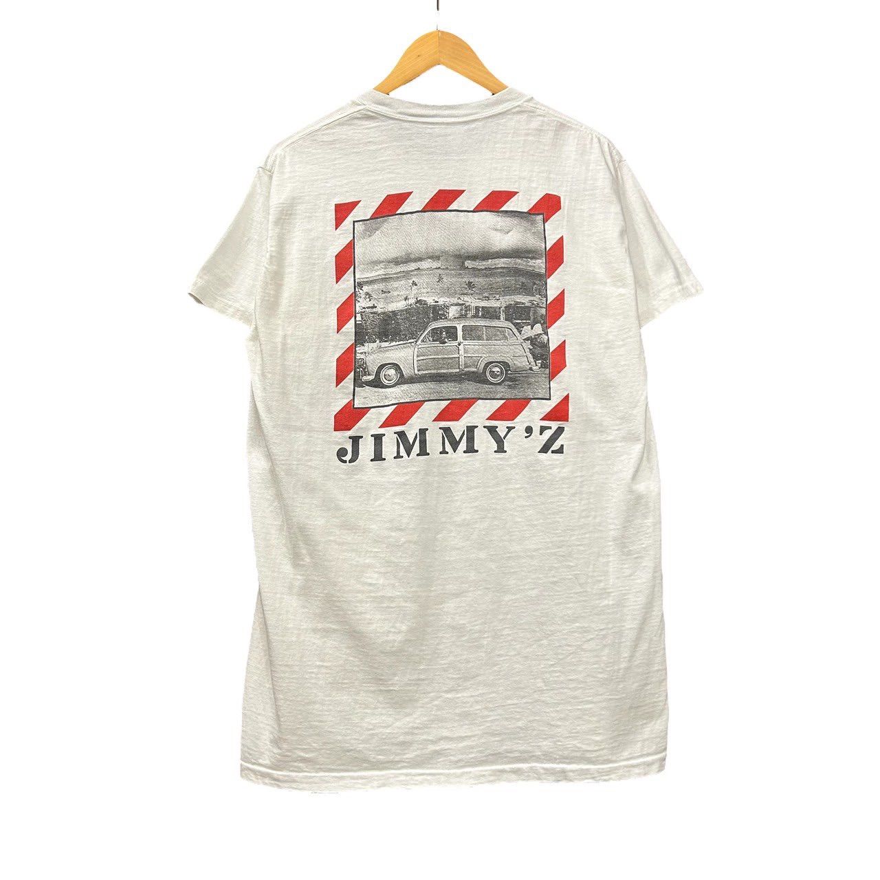 アメリカ製 80s 90s オリジナル ヴィンテージ ジミーズ JIMMYZ USA製 90s JIMMY'Z Cotton L/S Shirt 黒 S ジミーズ 長袖 シャツ