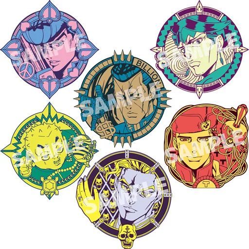 中古】コースター(キャラクター) 全6種セット 「ジョジョの奇妙
