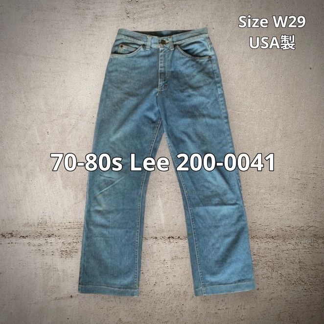 Lee 80s USA製 200-0041 デニムパンツ ジーンズ-