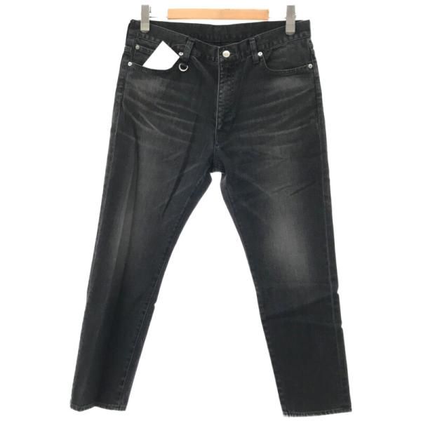 SOPHNET. デニムパンツ ブラック SOPHNET.（ソフネット）の「ONE WASHED DENIM STANDARD PANTS