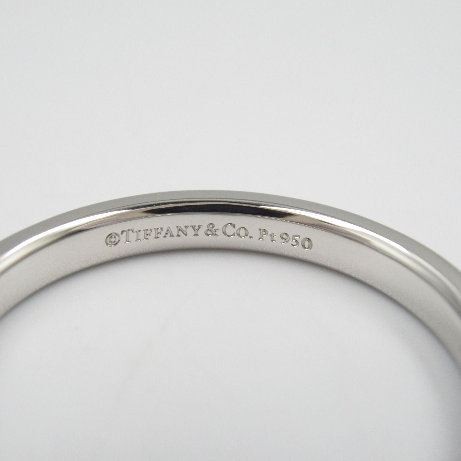ティファニー TIFFANY＆CO リング・指輪 フラットバンドリング #19.5 