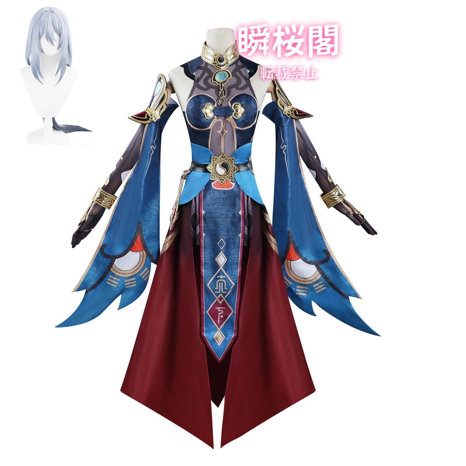 崩壊 スターレイル コスプレ ウィッグ付き 華麗版 仮装 学園祭 文化祭 撮影 ハロウイン パーティー コスチューム寒鴉 ハロウィン