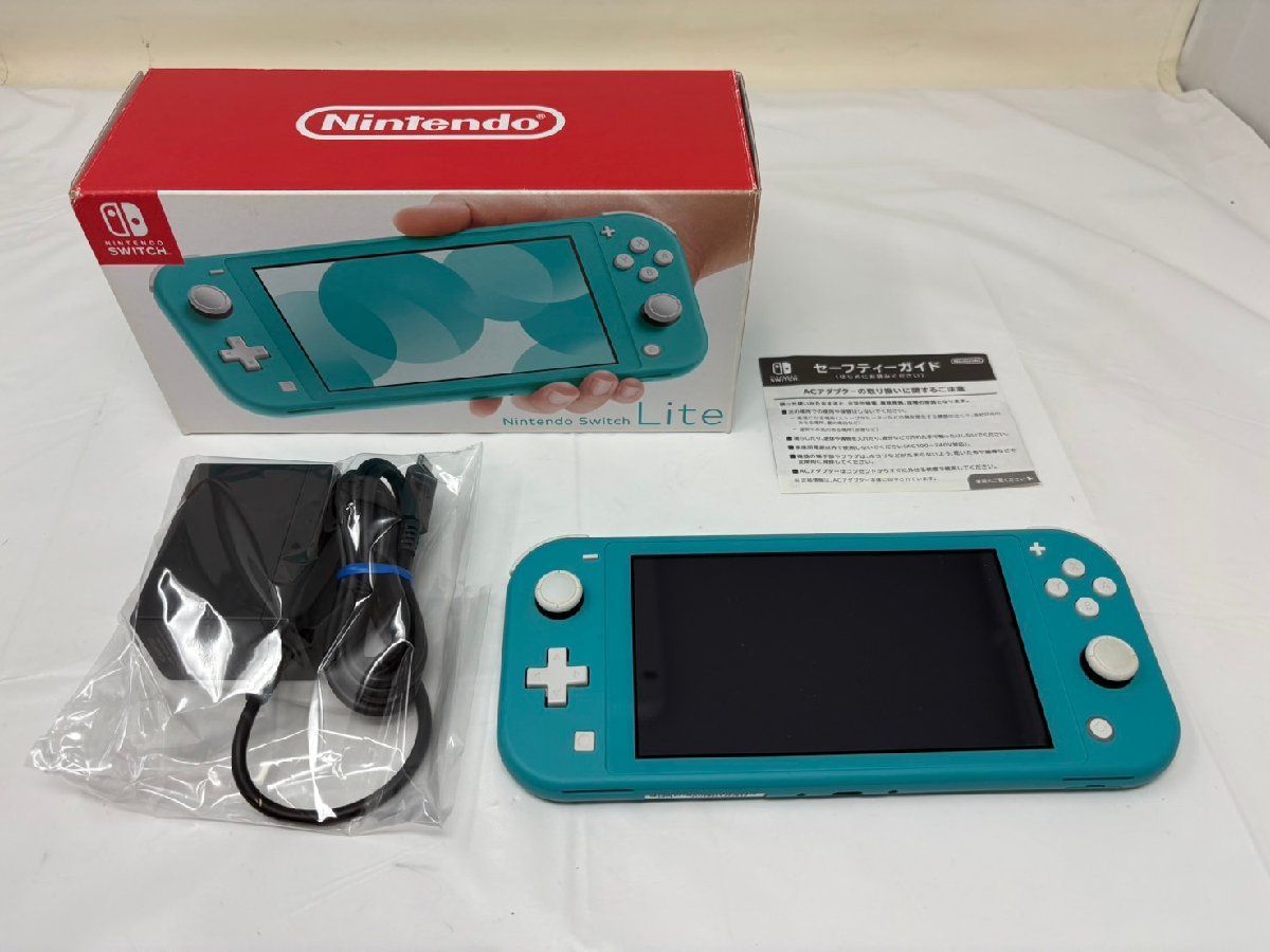 ◆Nintendo 任天堂 SwitchLite スイッチライト ターコイズブルー HDH-S-BA2AA き ◆16778