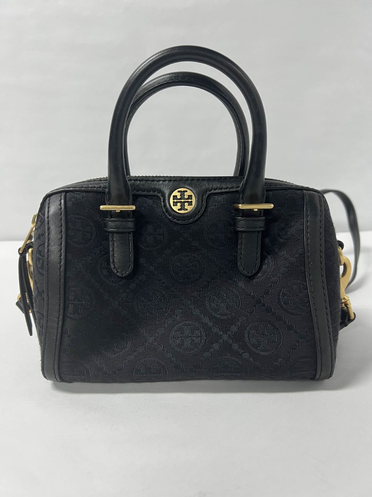 希少】TORY BURCH トリーバーチ ロゴレザー 2wayハンドバッグ美品 Tory 