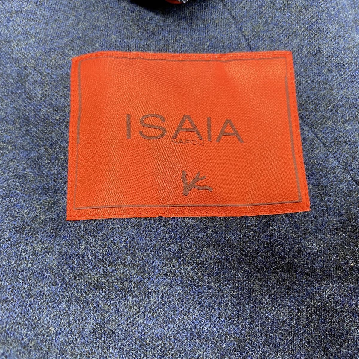 ISAIA イザイヤ テーラードジャケット ウール 毛 ネイビー サイズ44 8R