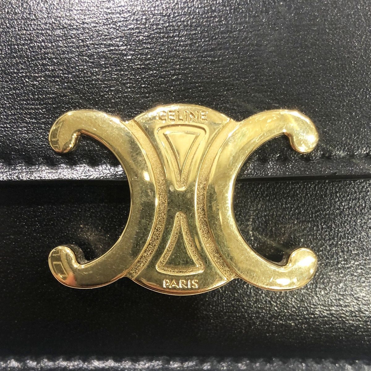 中古】 CELINE セリーヌ 10I583DPV.38NO トリオンフフラップ付きカード  