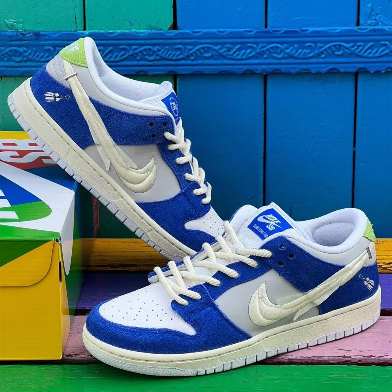 NIKE SB DUNK LOW GARDENIA フライ ストリートウェア × ナイキ SB ダンク ロー ガーデニア - メルカリ