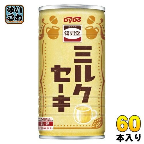 30本入×2 食品・飲料・酒 ダイドー 復刻堂 ミルクセーキ 185g 缶 60本 (