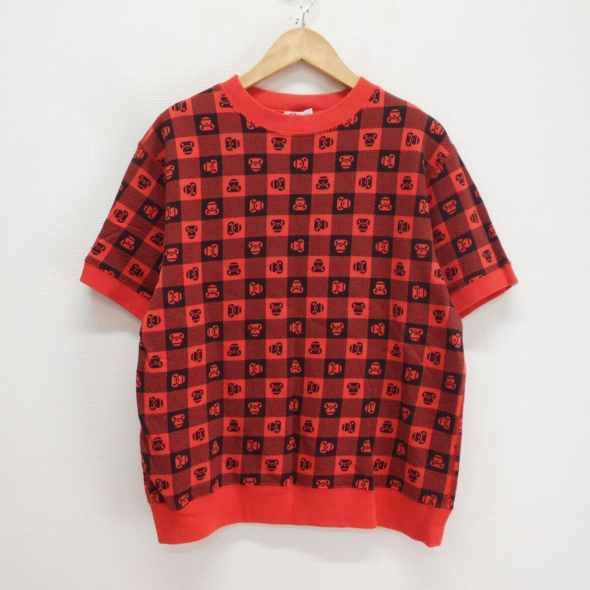アベイジングエイプ×KAWS コラボ 半袖トレーナー S APE 半袖 トレーナー S アベイジングエイプ×KAWS コラボ 半袖
