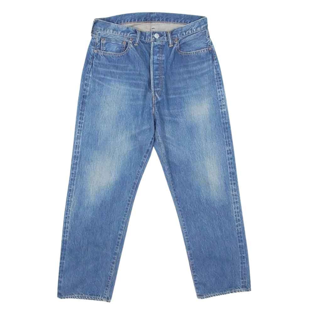 アプレッセ A.PRESSE 22AW 22AAP-04-05H Washed Denim Wide Pants ウォッシュド ワイド デニムパンツ  ジーンズ インディゴブルー系 30【中古】 - メルカリ