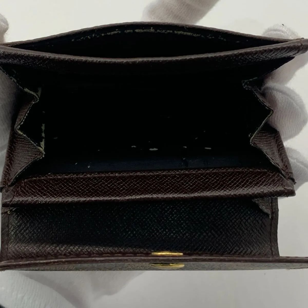 ▽ルイヴィトン ポルト モネ・プラ N61930 ダミエ・エベヌ コイン