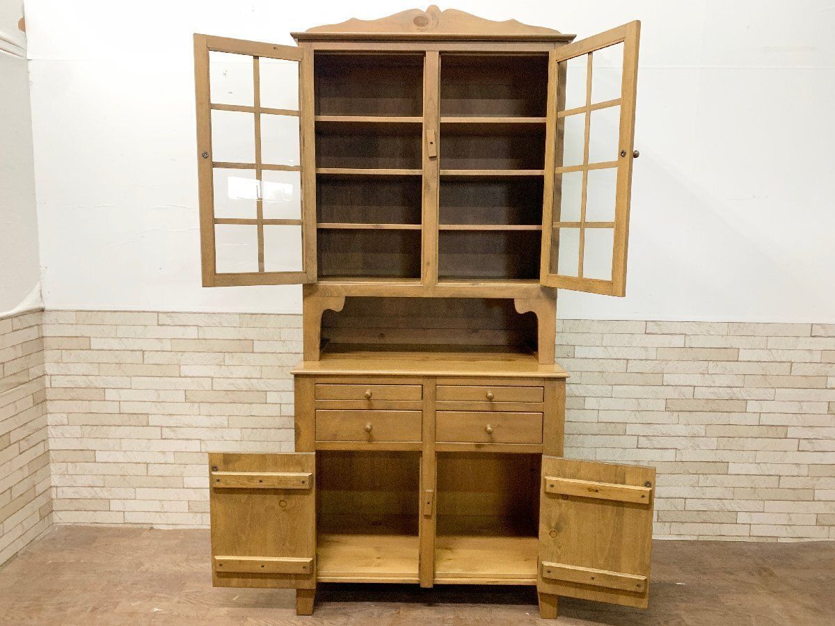 アンファン enfant カップボード 食器棚 パイン材 カントリー 家具