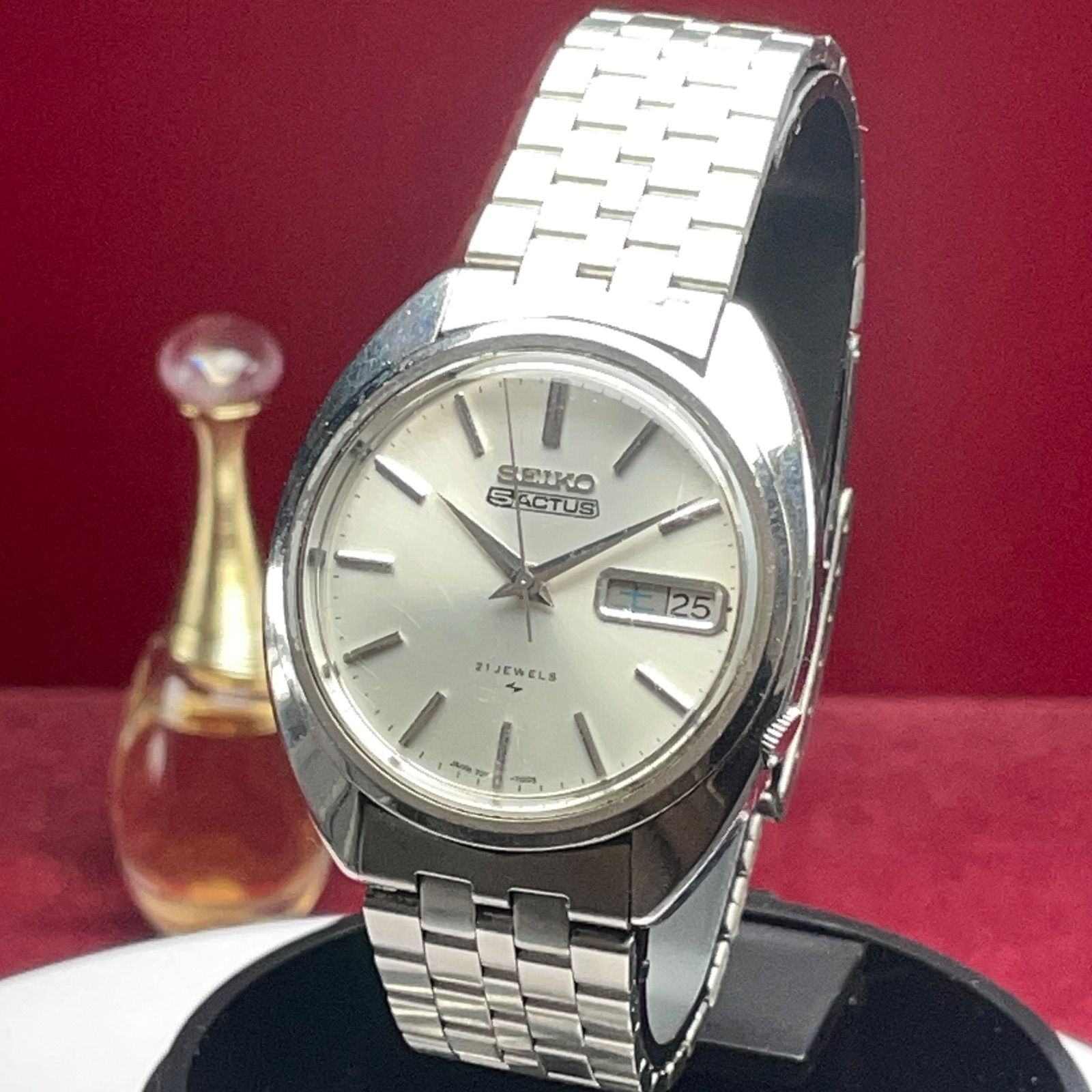 SEIKO5 ACTUS自動巻き21ジュエル DAY DATE 稼働品 1975年製 SEIKO 5 ACTUS