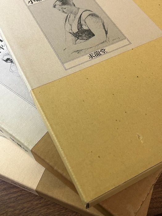 小磯良平 リトグラフ 『人形の頭部』 小磯良平「フェルト帽子の人形